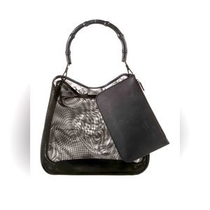 Gucci Bamboo Mesh Shopper Tote